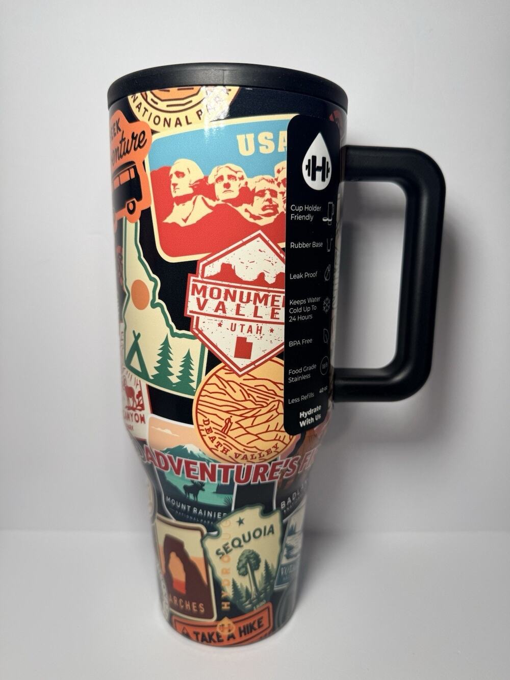 Hydrojug X Maverik Summer Exclusive NATIONAL PARKS 40oz Traveler Tumbler BNWT
